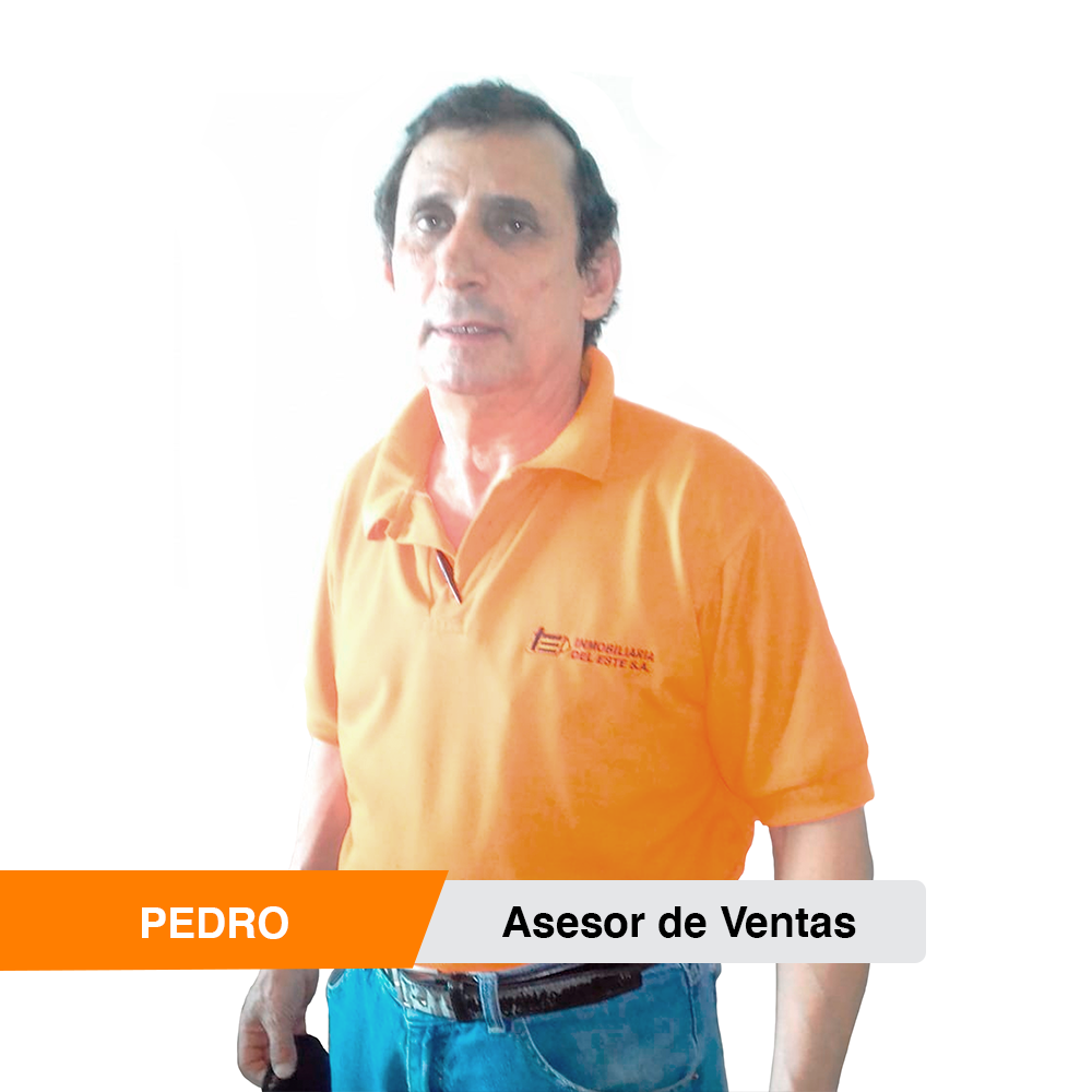Vendedor Pedro Rolando Espinola Silvero